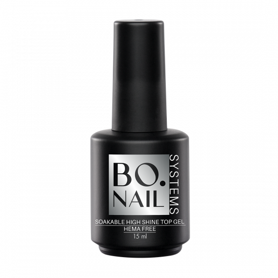 BO. Soakable High Shine Top Gel HEMA Free 15 ml
