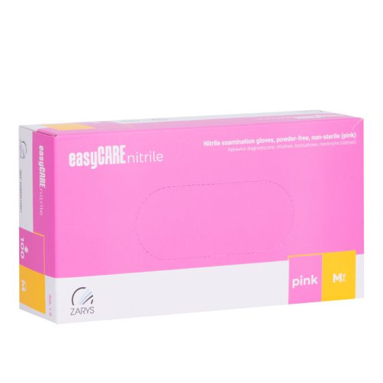 Nailphora easyCARE Nitril Handschuhe Rosa Größe M