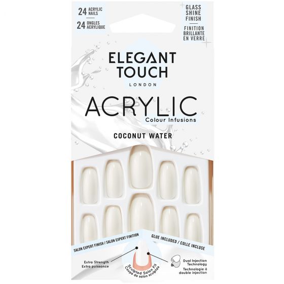 Elegant Touch Acrylic Coconut Water Nails