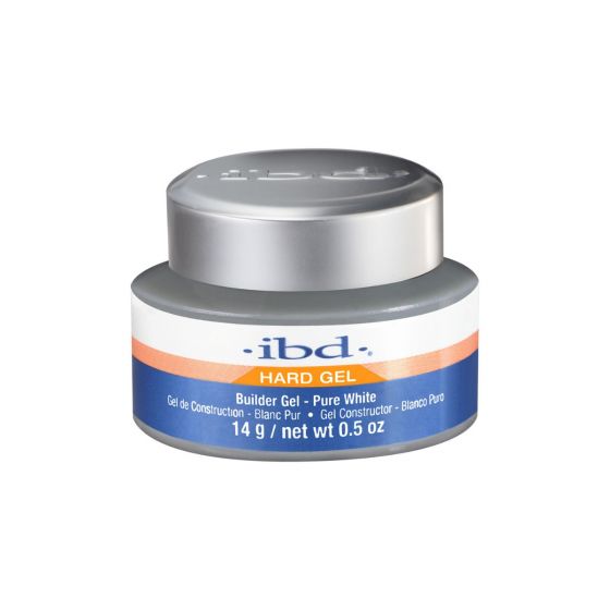 IBD Hard Gel UV Builder Gel Pure White 14 g