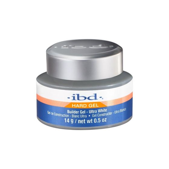 IBD Hard Gel UV Builder Gel Ultra White 14 g