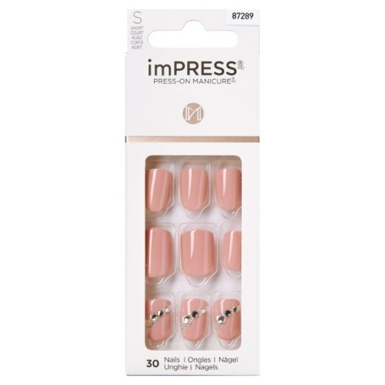 Kiss imPRESS Press-on Manicure Crystal Blossom