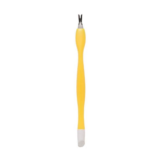 Nailphora Cuticle Pusher Plastic Yellow NF052 
