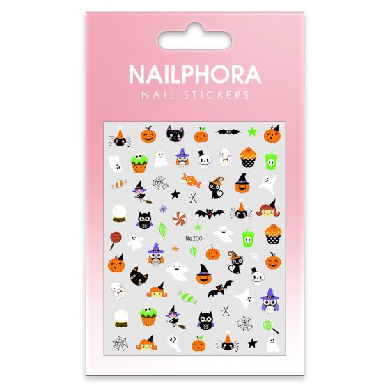 Nailphora Nail Stickers Happy Halloween Cartoons